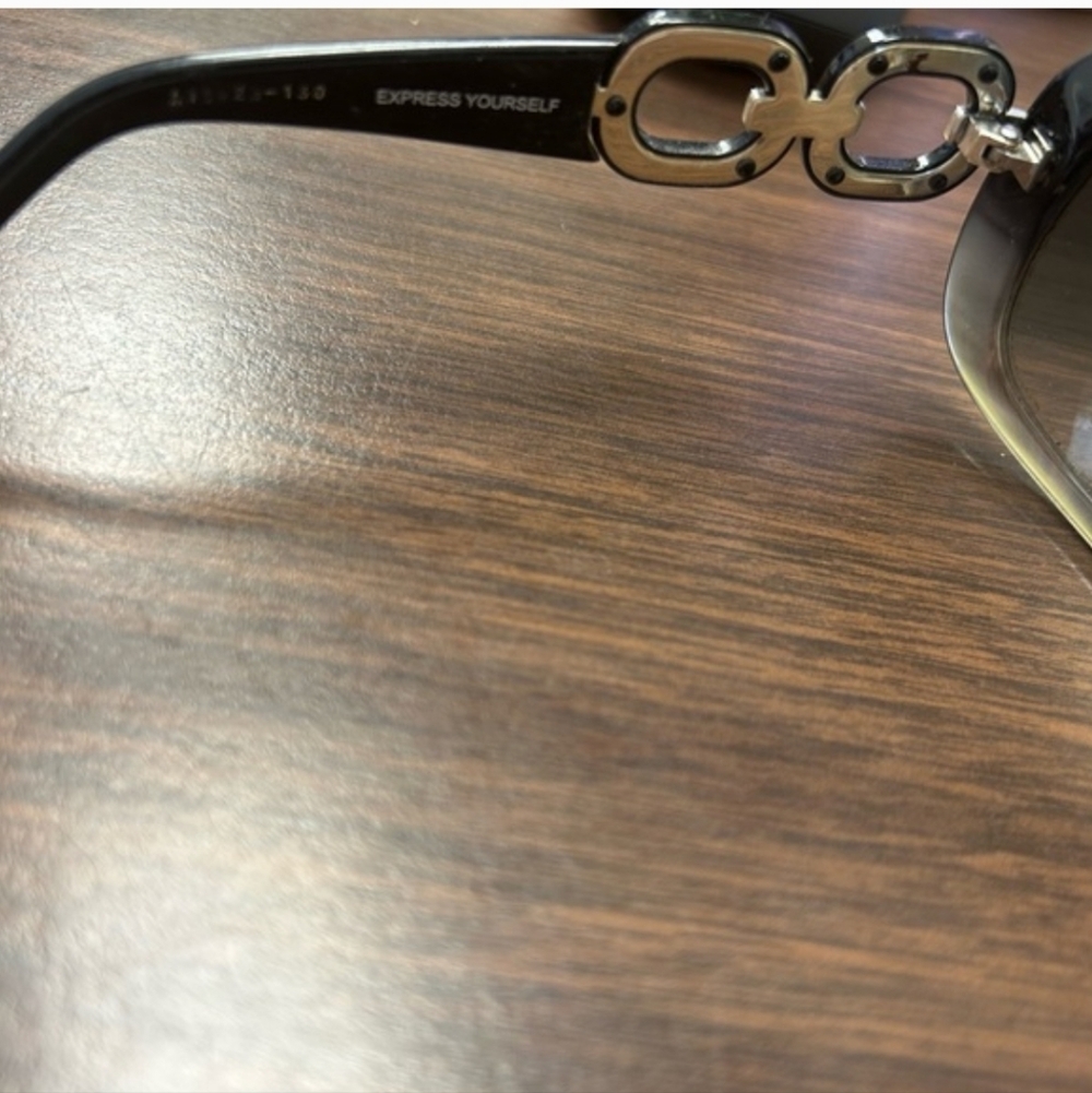 Brighton Black Women's Sunglasses W/Metal Case - Picture 5 of 7